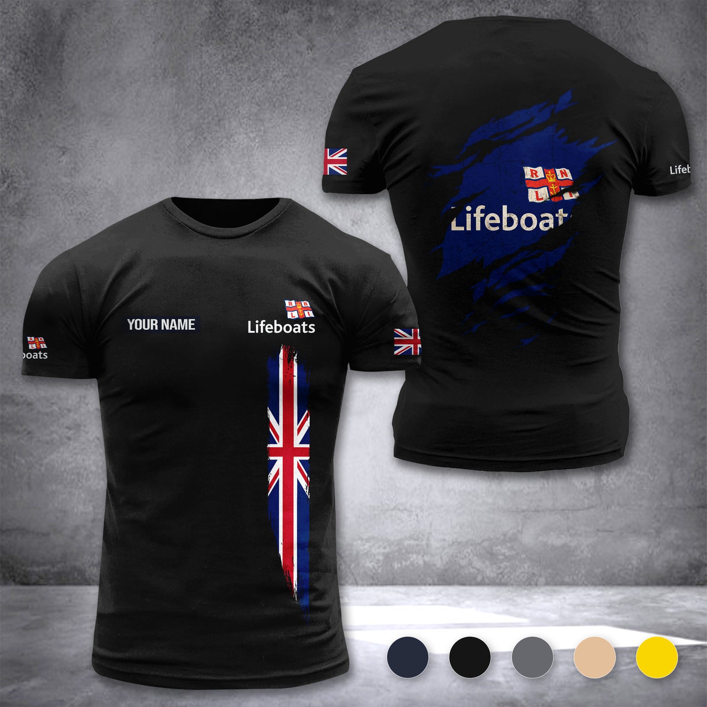 Royal National Lifeboat Institution UK customize T-shirt 265