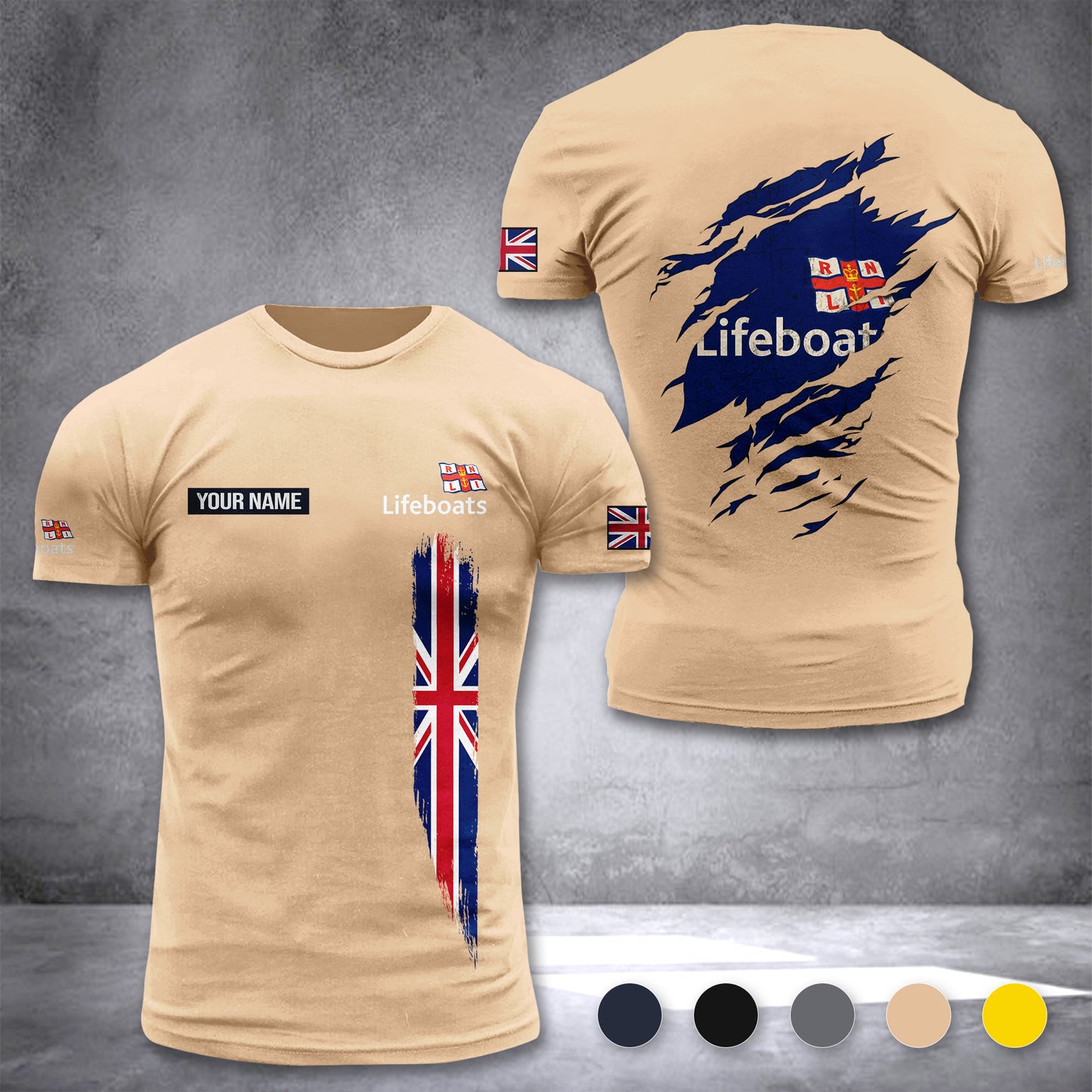 Royal National Lifeboat Institution UK customize T-shirt 265