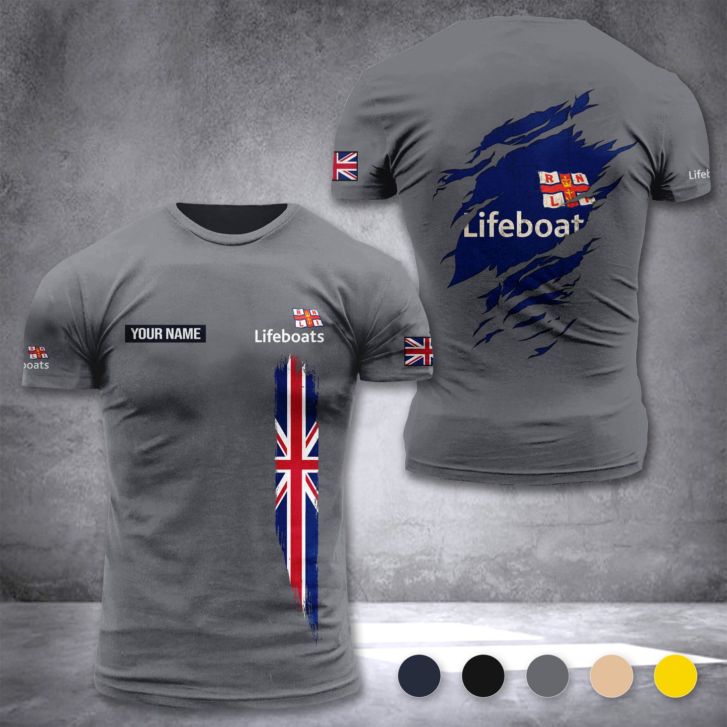 Royal National Lifeboat Institution UK customize T-shirt 265