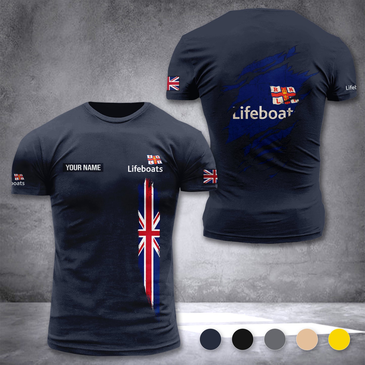 Royal National Lifeboat Institution UK customize T-shirt 265