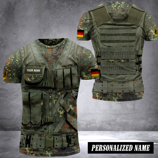 Germany Army customize T-shirt 3d tatical camo