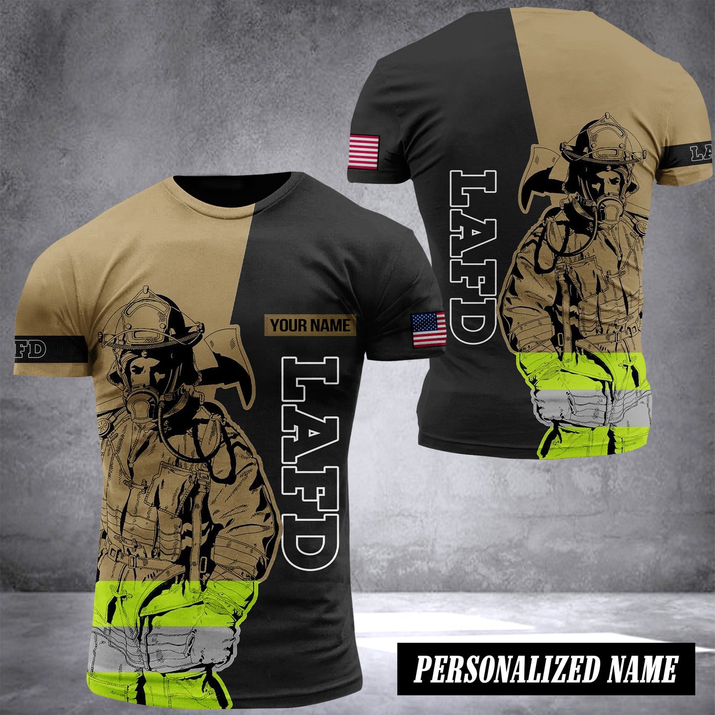 LAFD Los Angeles Fire Department customize T-shirt 144
