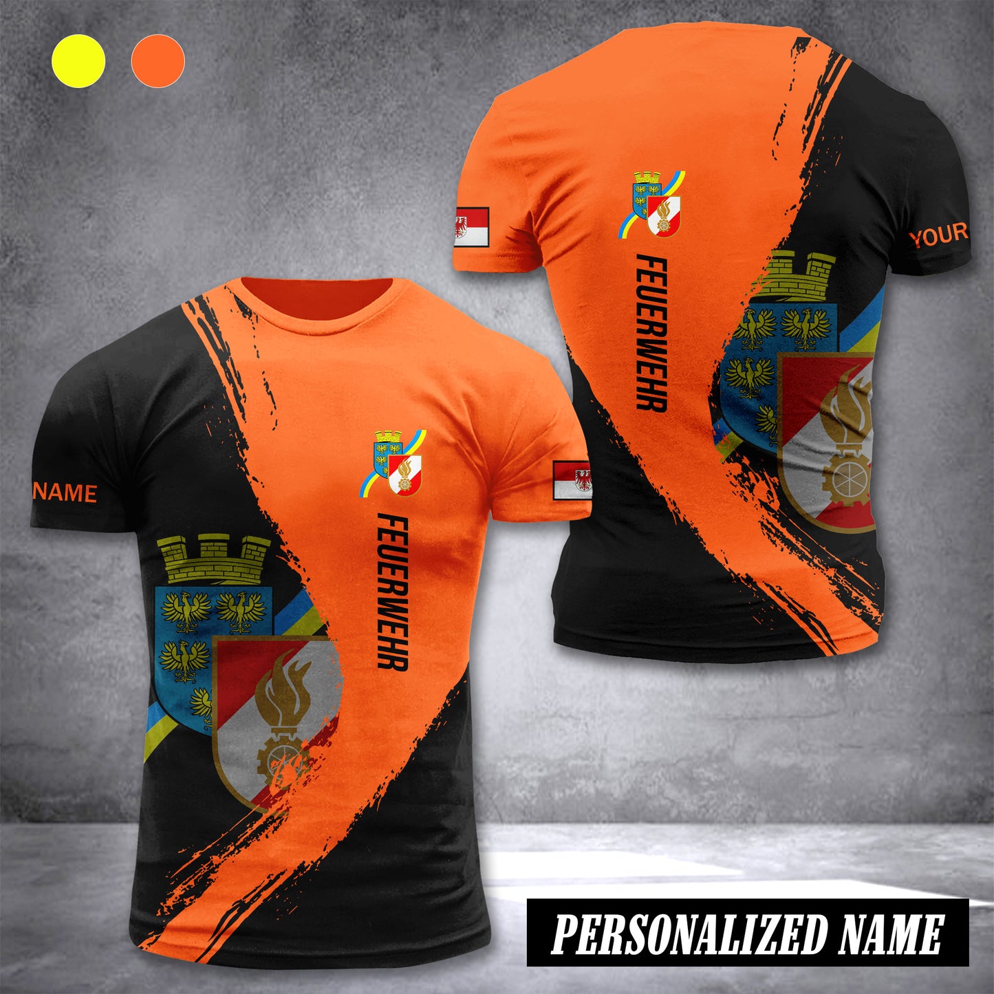 Firefighter Lower Austria customize T-shirt 3d 285