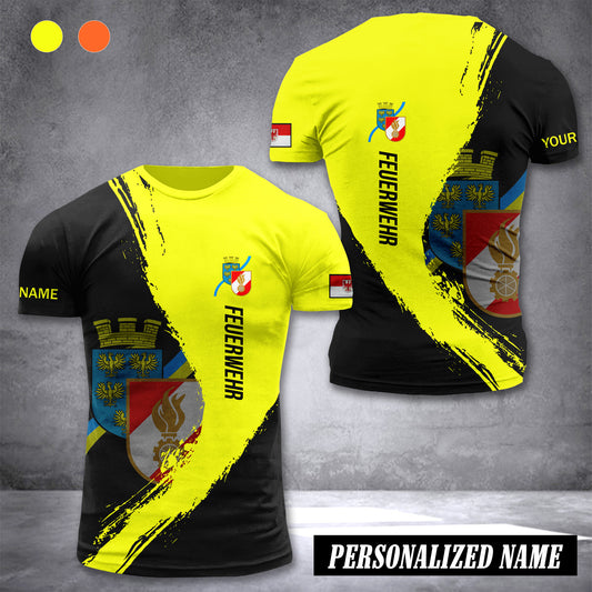 Firefighter Lower Austria customize T-shirt 3d 285