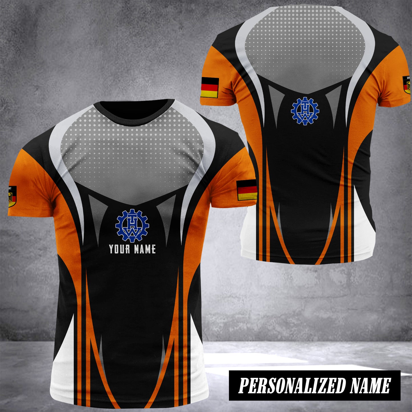 THW Germany customize T-shirt 3d 26