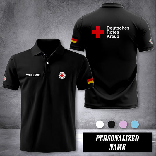 Deutsches Rotes Kreuz customize polo back