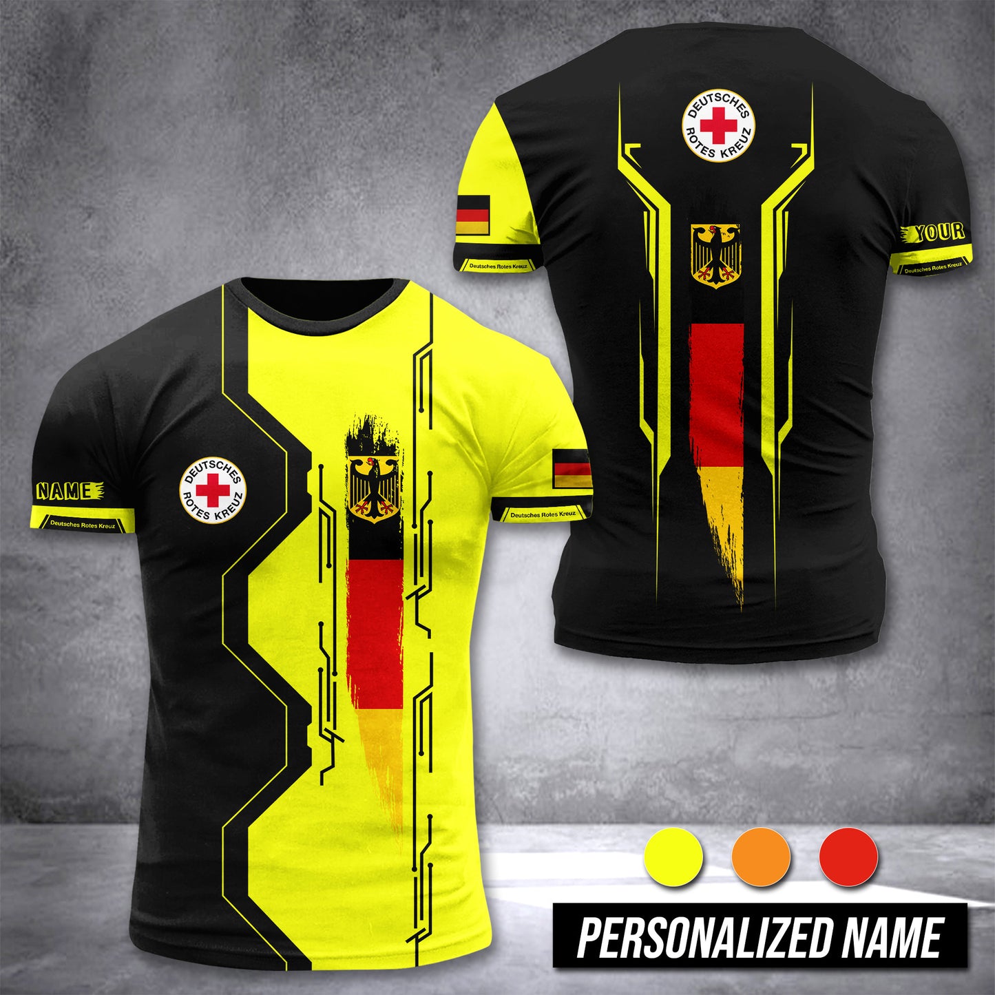 Deutsches Rotes Kreuz Germany customize T-shirt 3d 613
