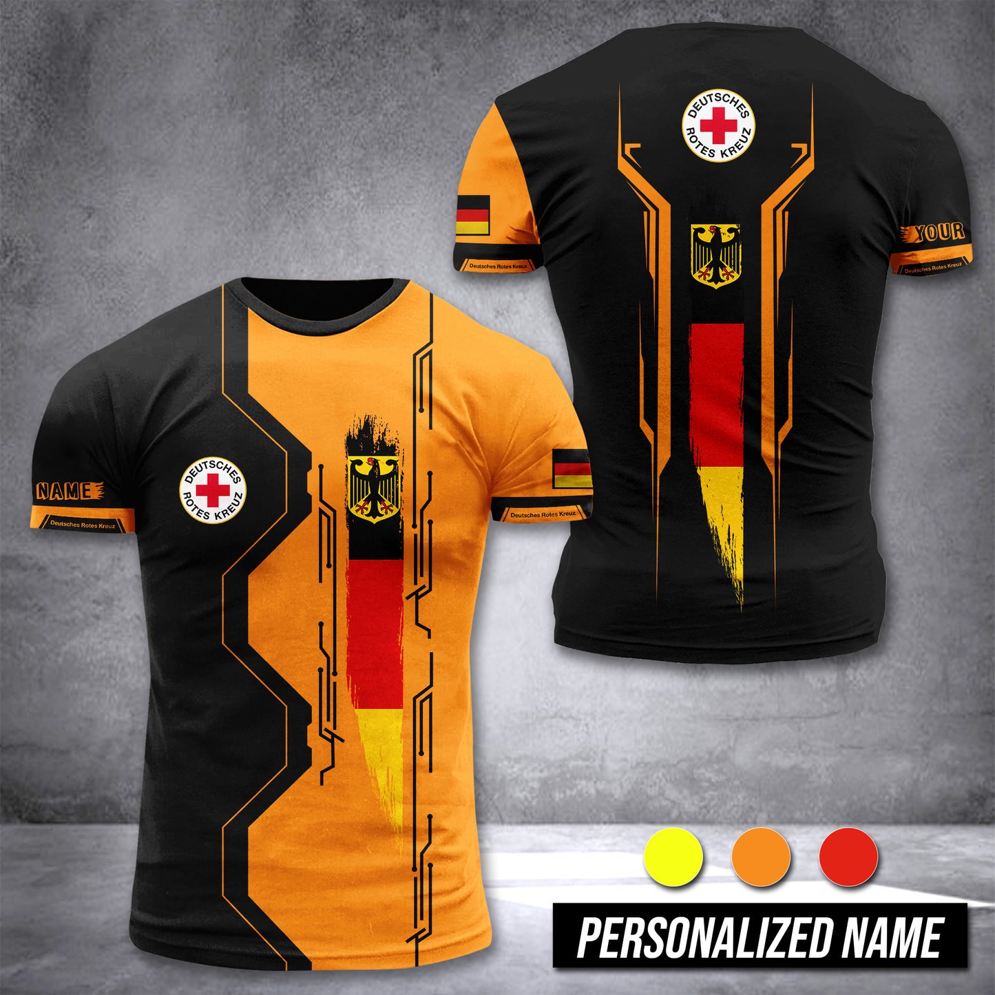 Deutsches Rotes Kreuz Germany customize T-shirt 3d 613