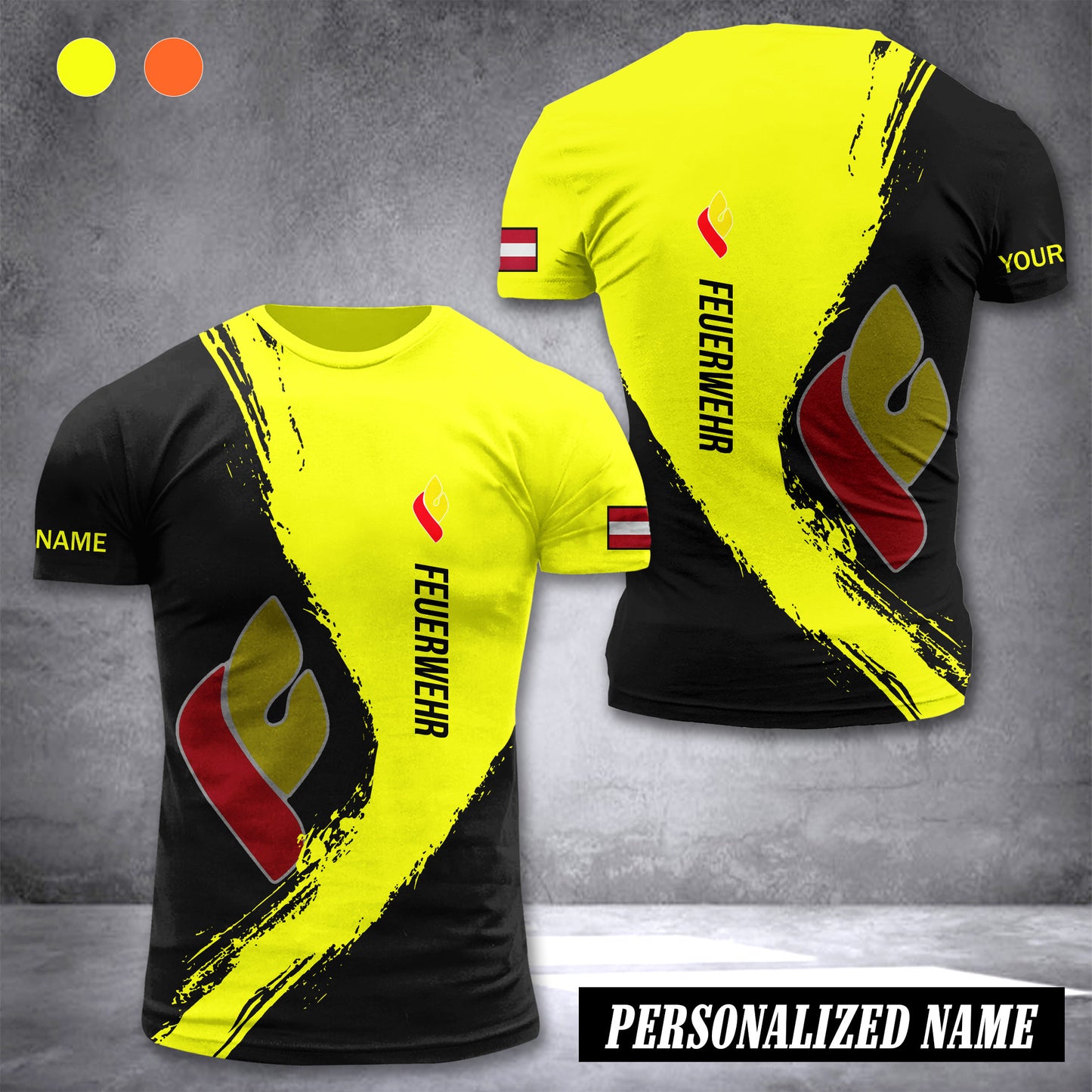 Firefighter Kärnten Austria customize T-shirt 3d 285