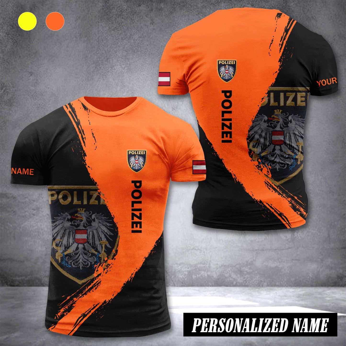 Polizei Austria customize T-shirt 3d 285