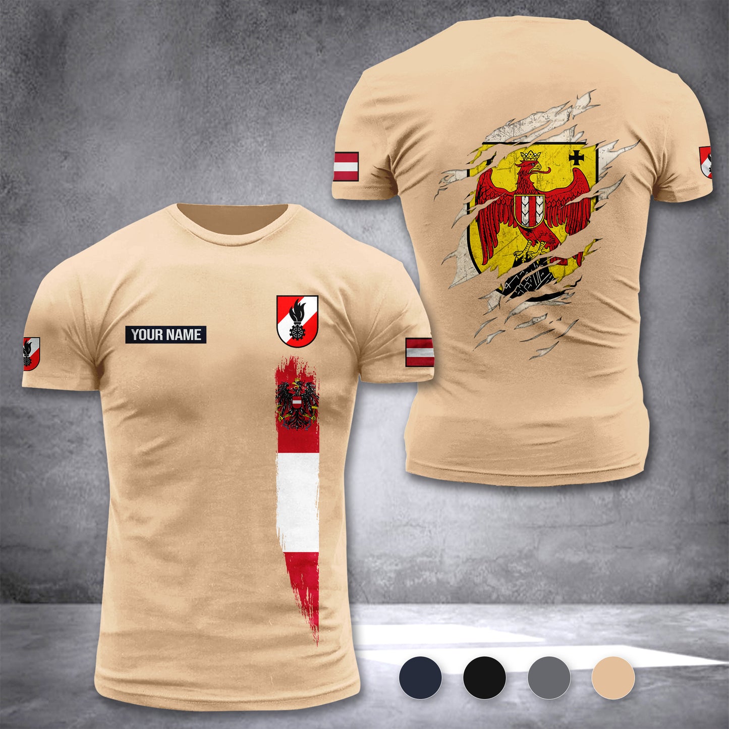Firefighter Burgenland customize T-shirt 255