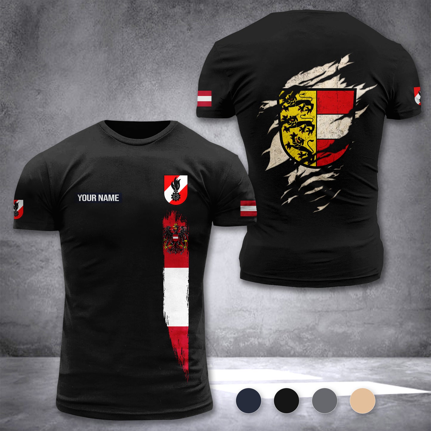 Firefighter Carinthia customize T-shirt 255