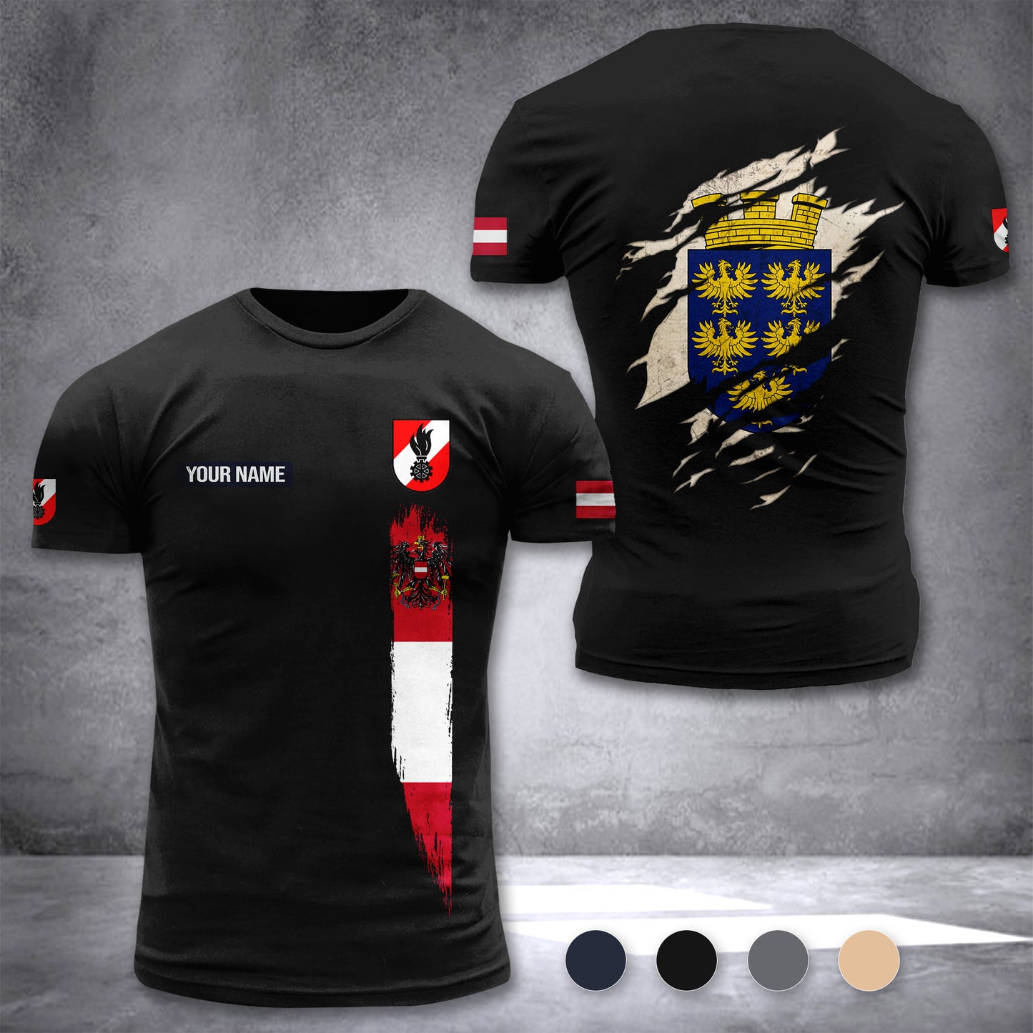 Firefighter Lower Austria customize T-shirt 255