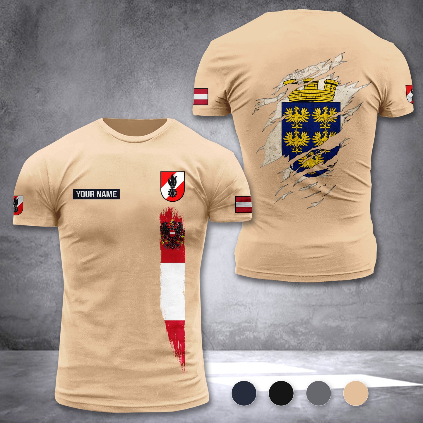 Firefighter Lower Austria customize T-shirt 255