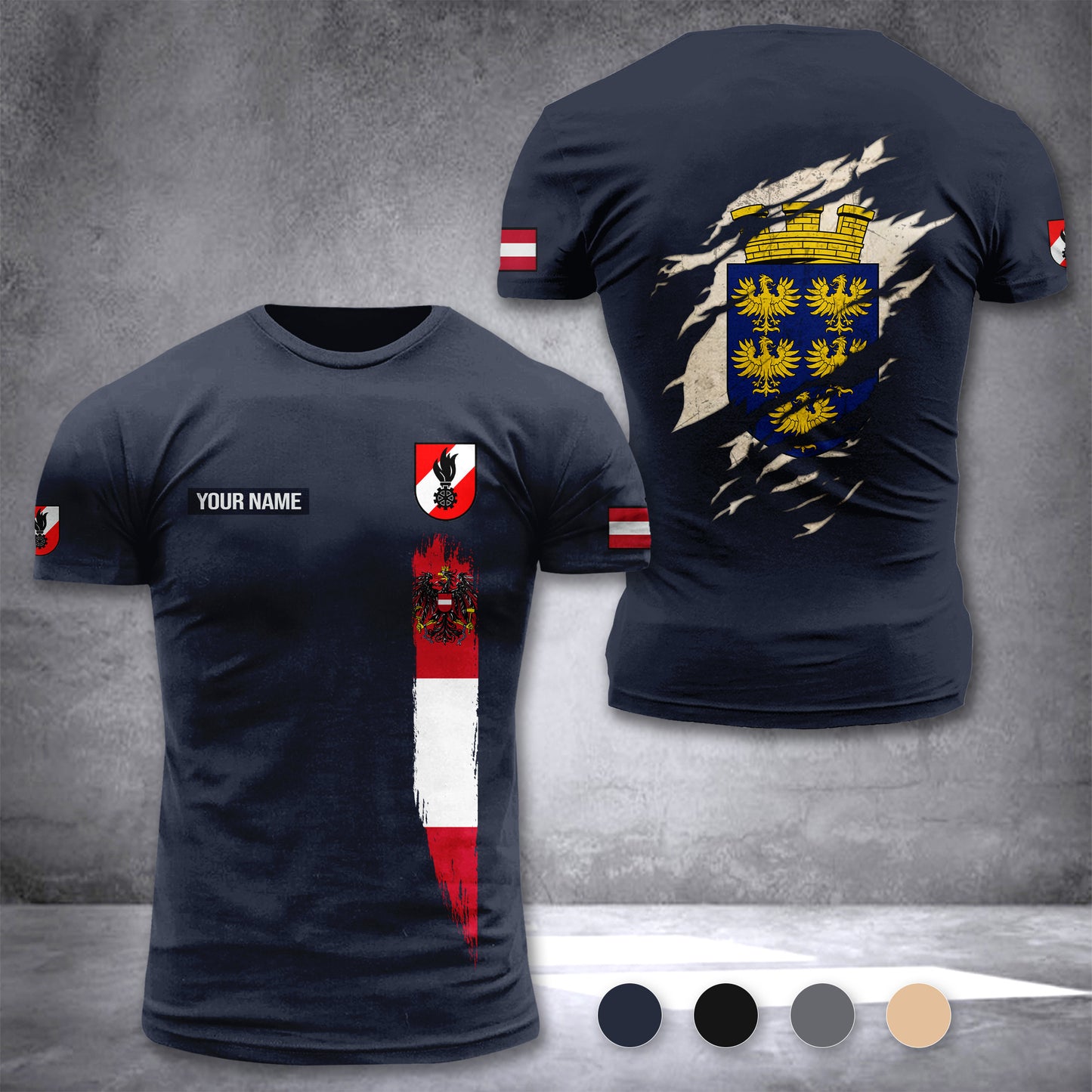 Firefighter Lower Austria customize T-shirt 255