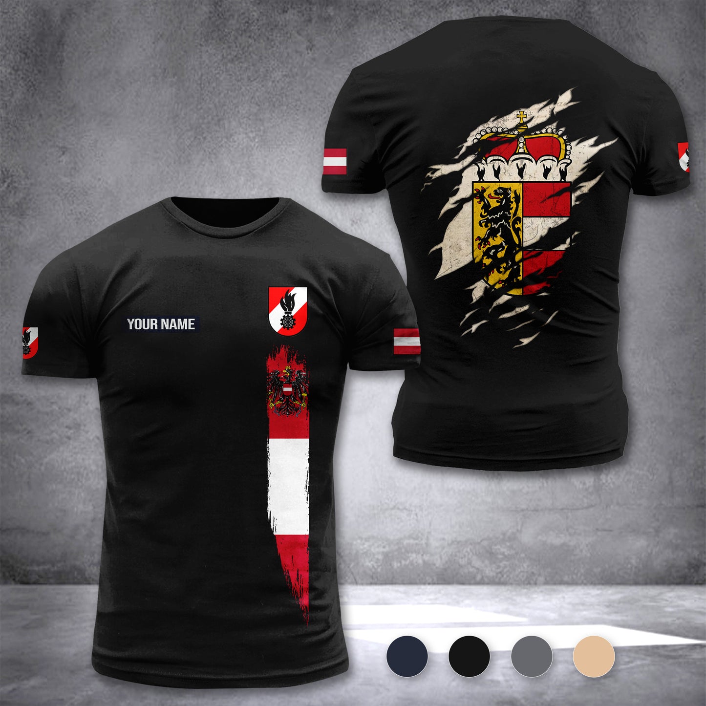 Firefighter Salzburg customize T-shirt 255