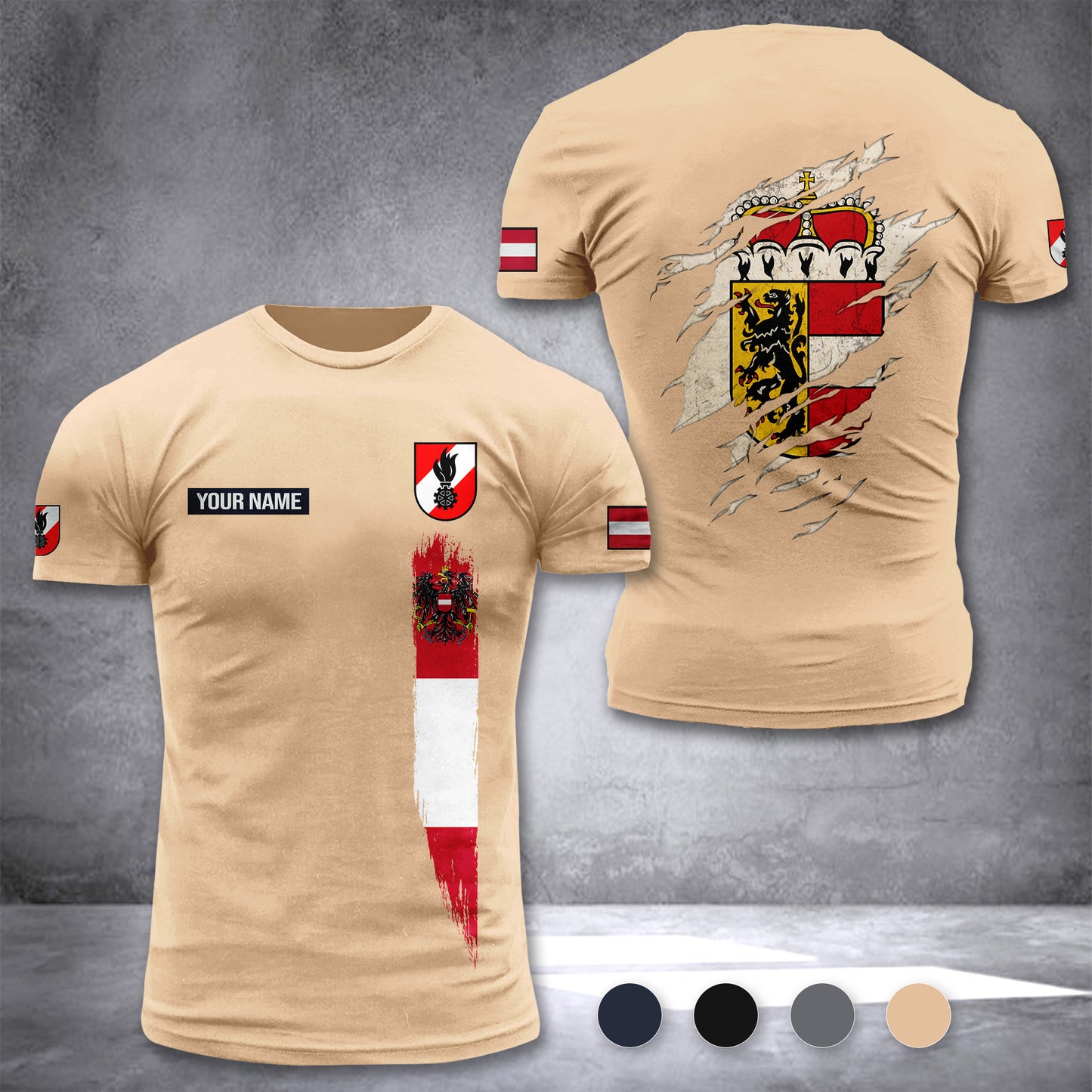Firefighter Salzburg customize T-shirt 255