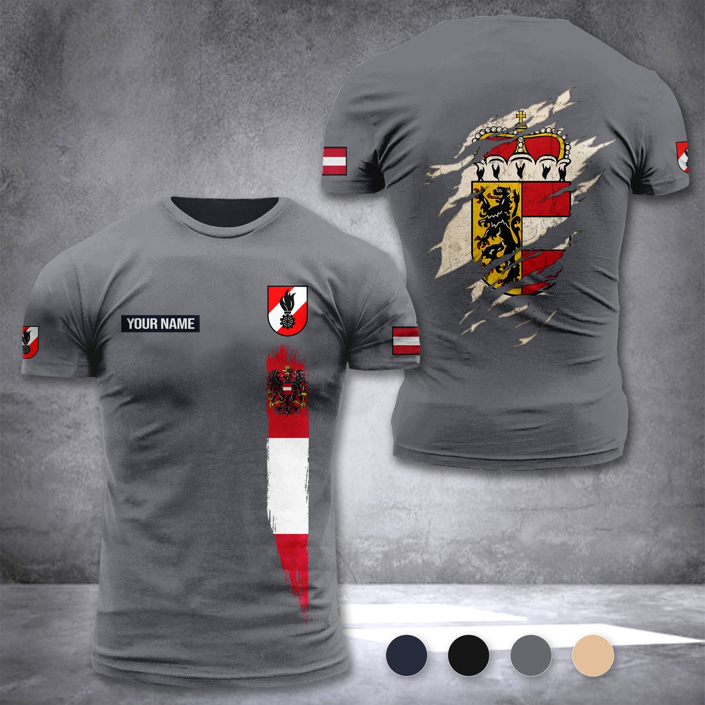 Firefighter Salzburg customize T-shirt 255