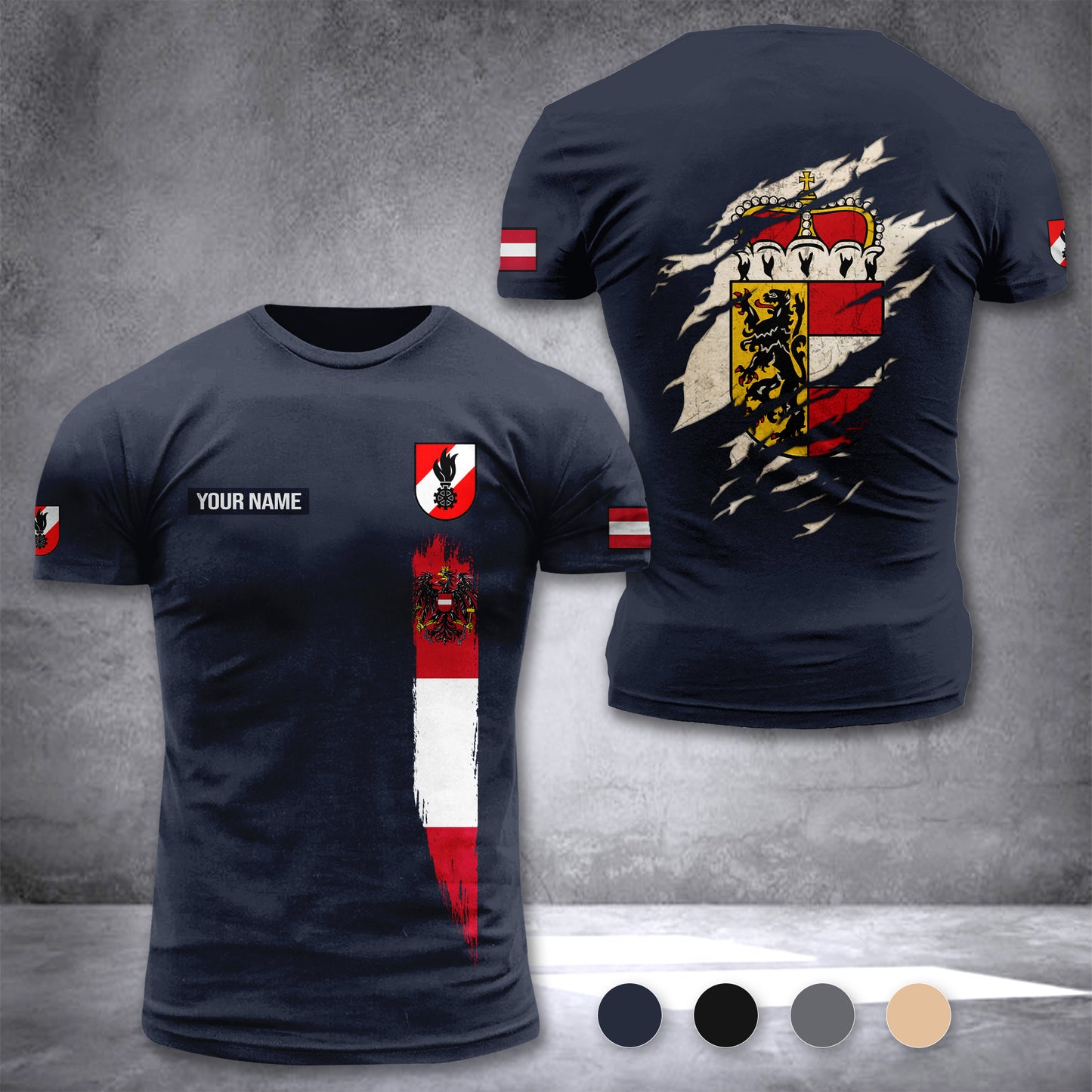 Firefighter Salzburg customize T-shirt 255