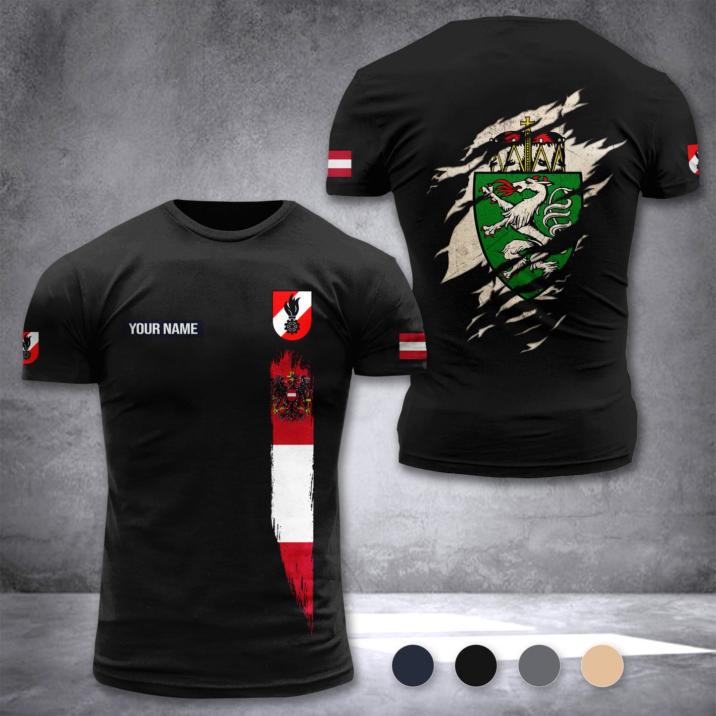 Firefighter Styria customize T-shirt 255