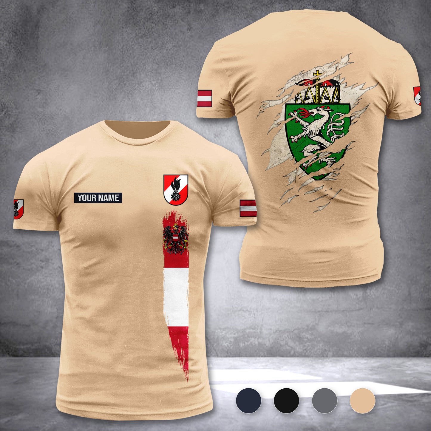 Firefighter Styria customize T-shirt 255