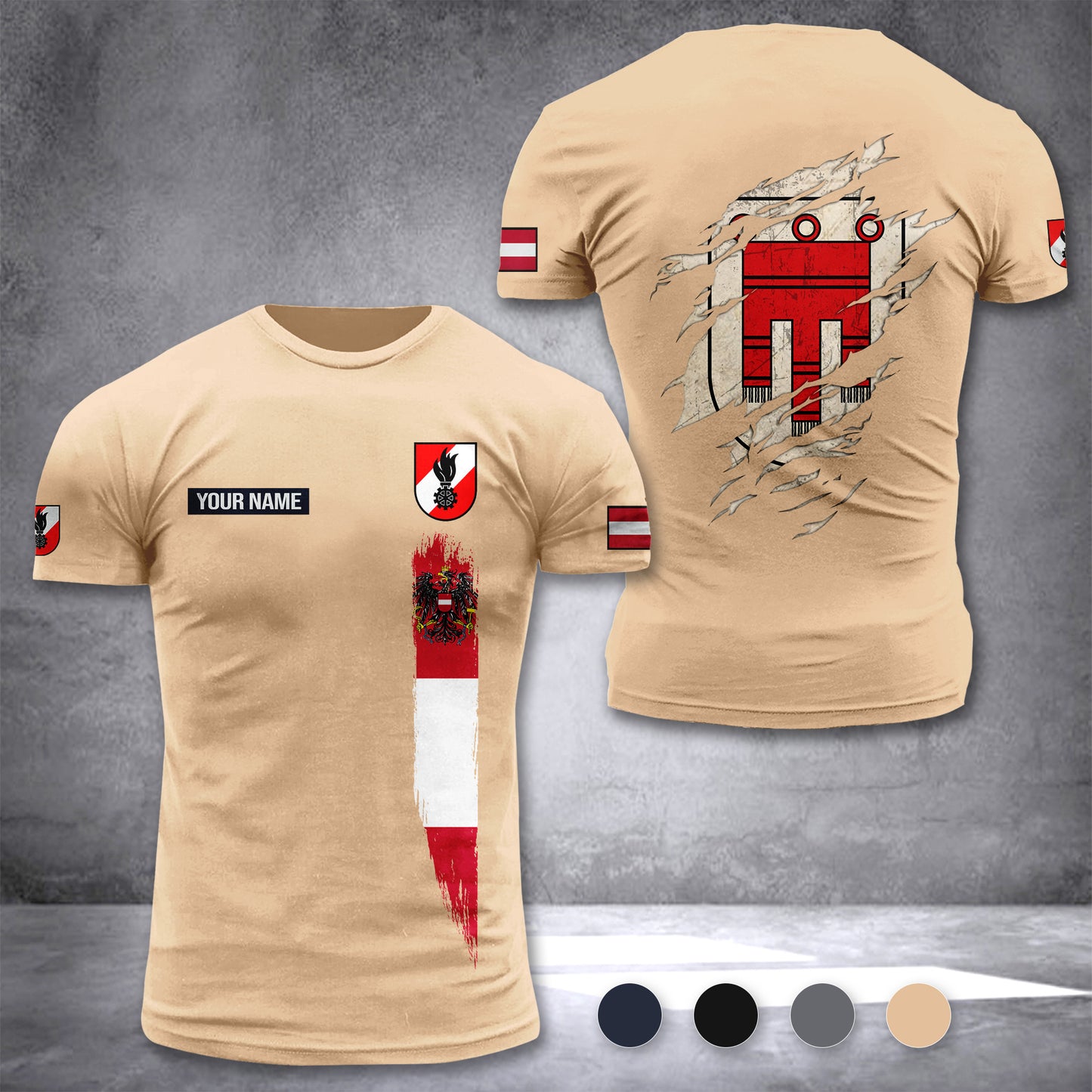 Firefighter Vorarlberg customize T-shirt 255