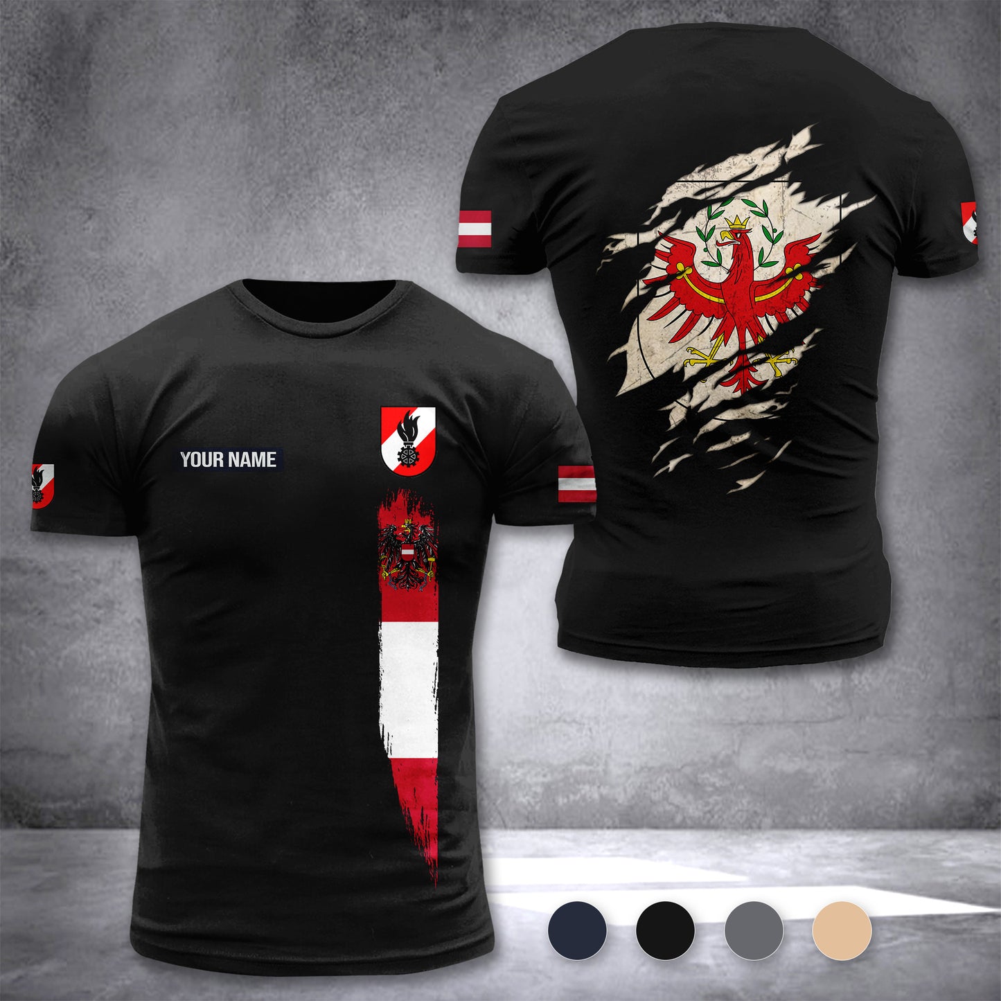 Firefighter Tyrol customize T-shirt 255