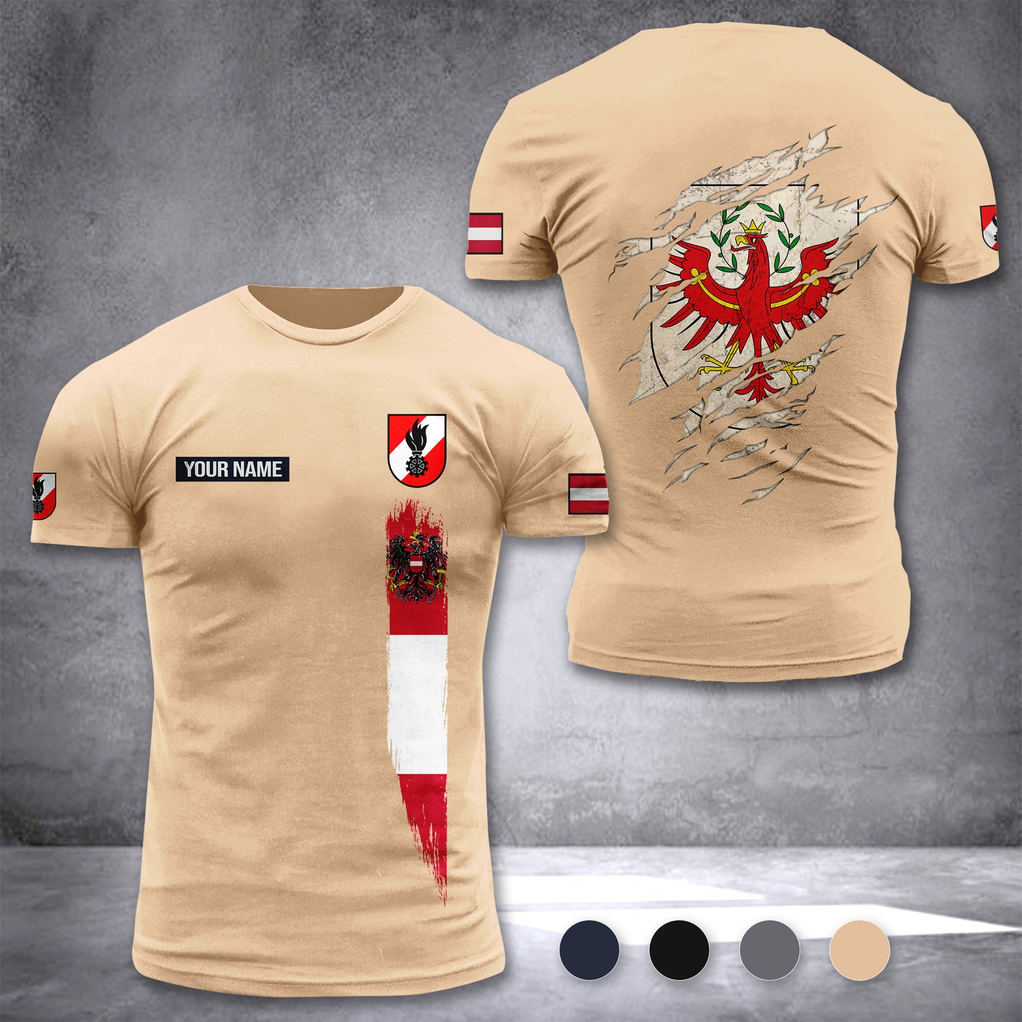 Firefighter Tyrol customize T-shirt 255