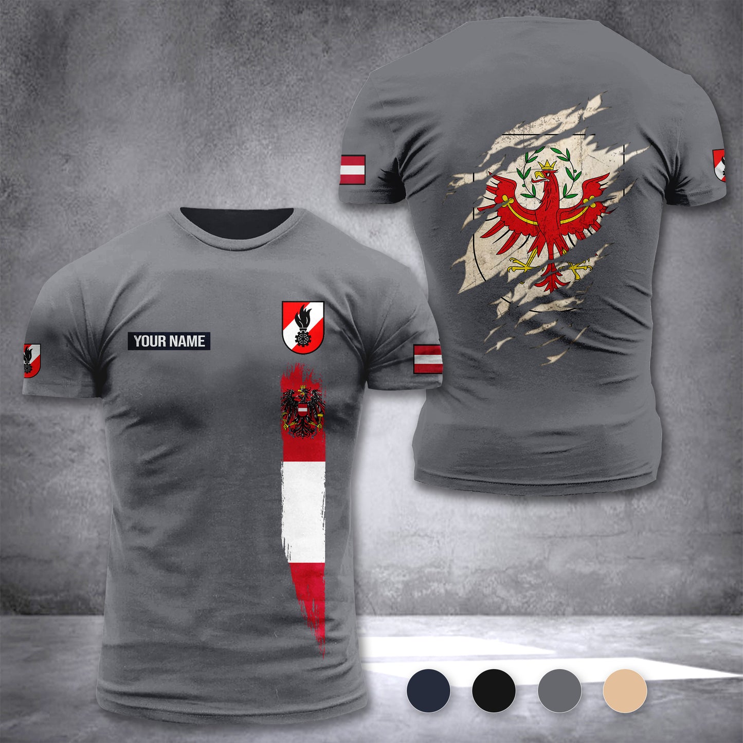 Firefighter Tyrol customize T-shirt 255