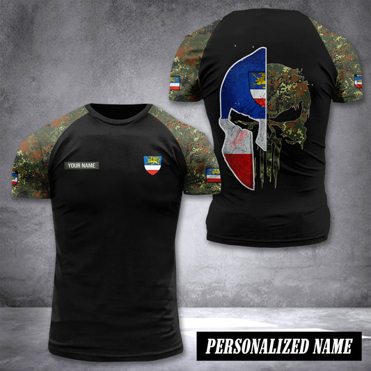 Rostock Germany customize T-shirt has raglan sleeves HPN