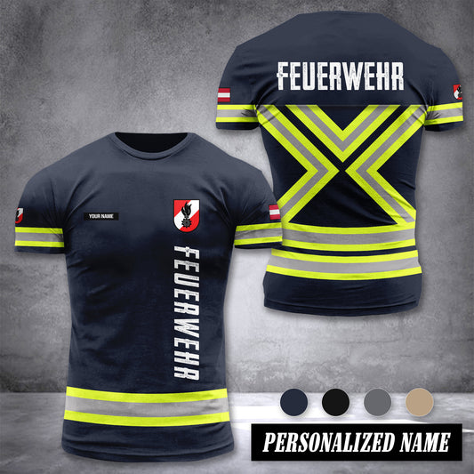 Firefighter Austria customize T-shirt 186