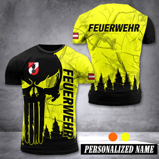 Firefighter Austria customize T-shirt 3d 196