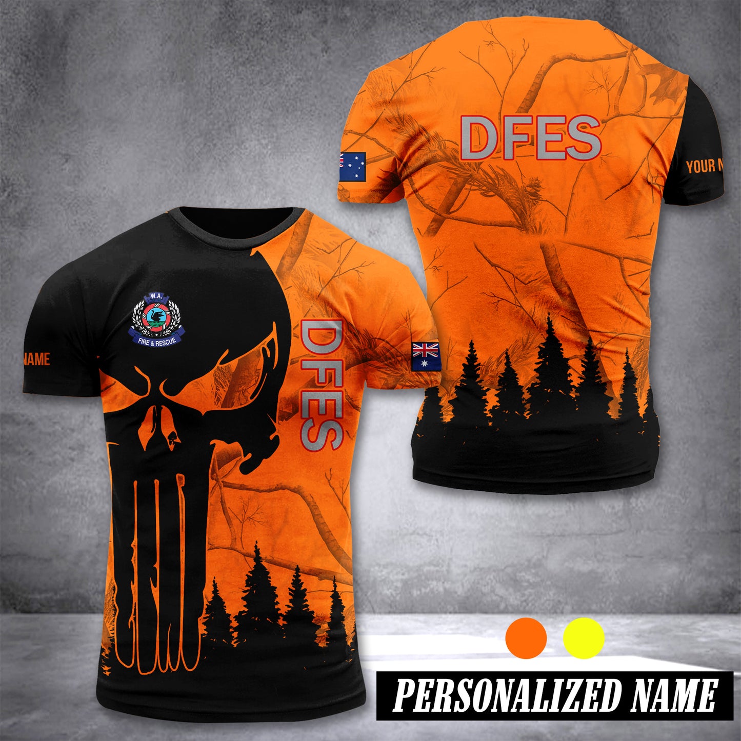 DFES customize T-shirt 3d 196