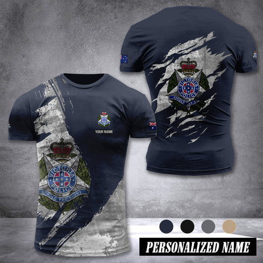 Victoria Police Australia customize T-shirt MRI