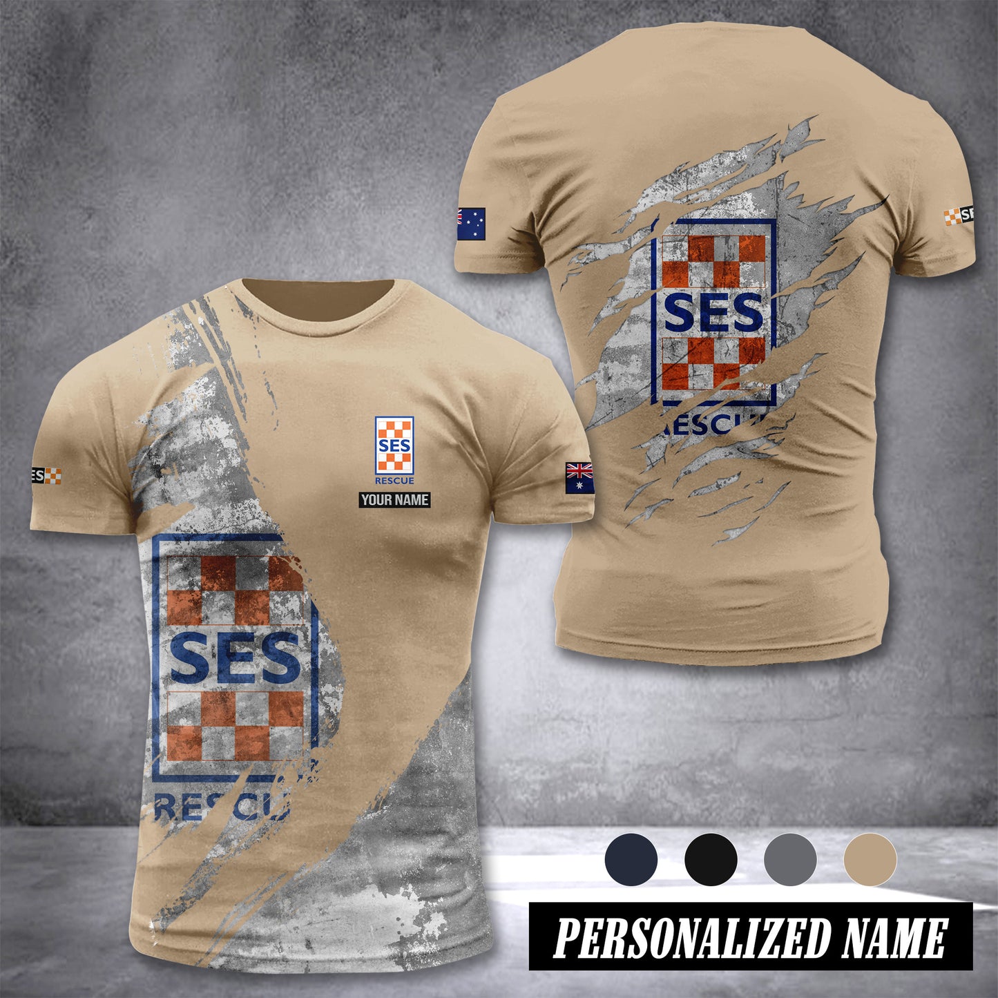 State Emergency Service Australia customize T-shirt MRI