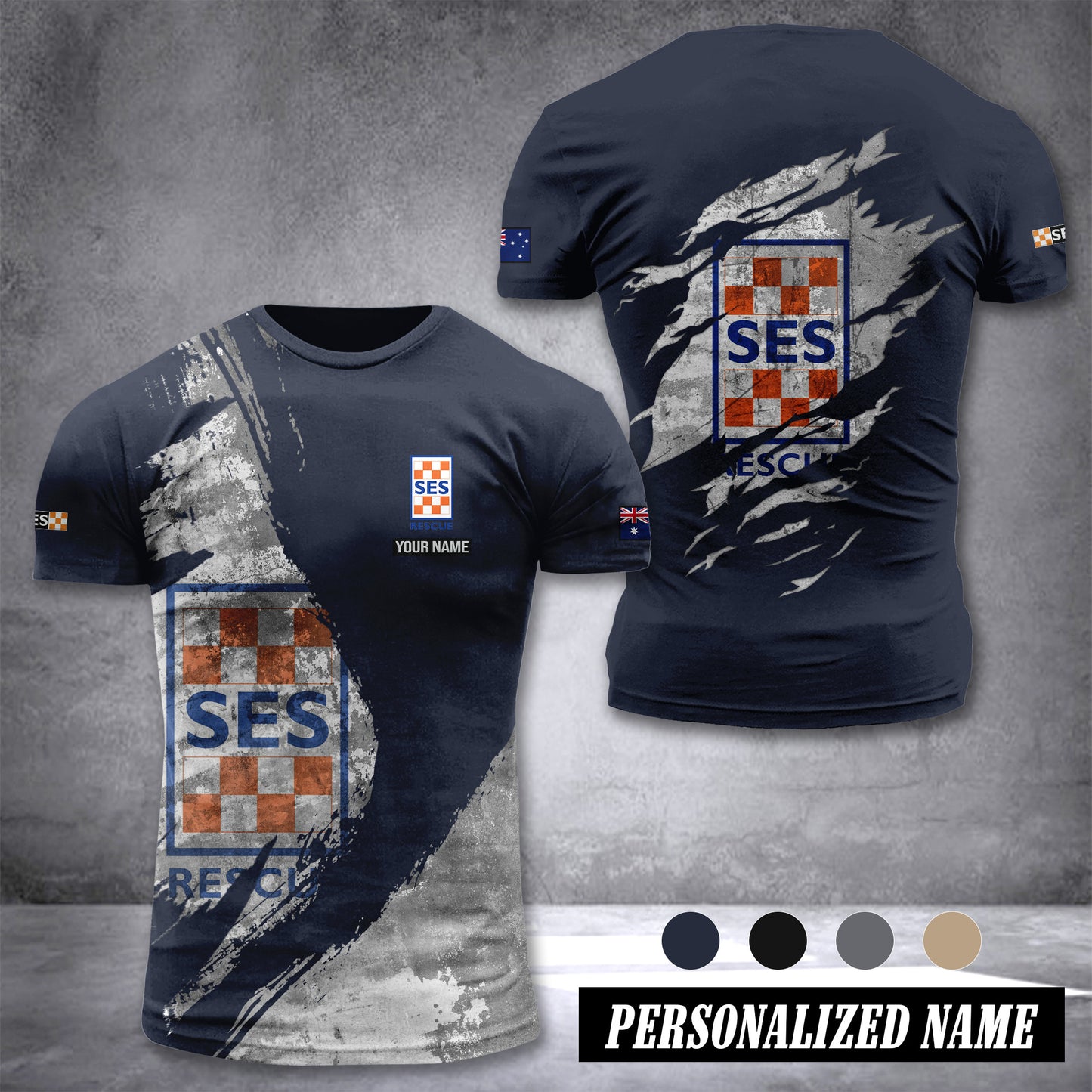 State Emergency Service Australia customize T-shirt MRI