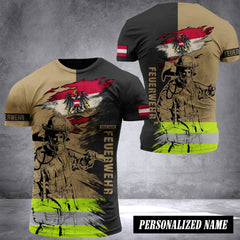 Firefighter Austria customize T-shirt 288