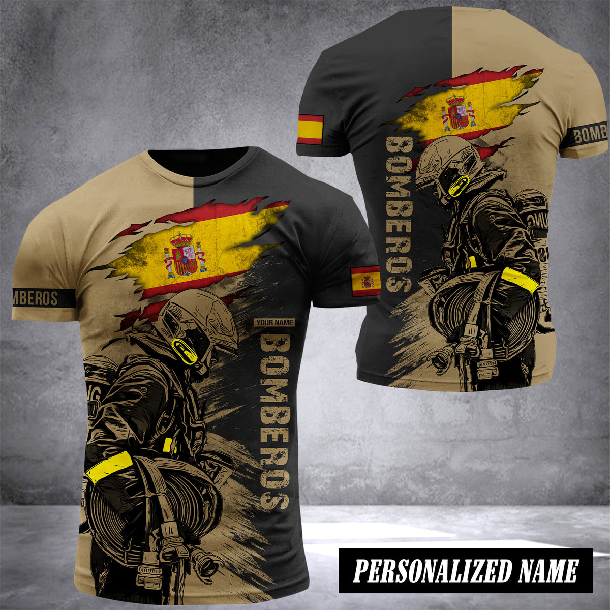 Firefighter Spain customize T-shirt 288