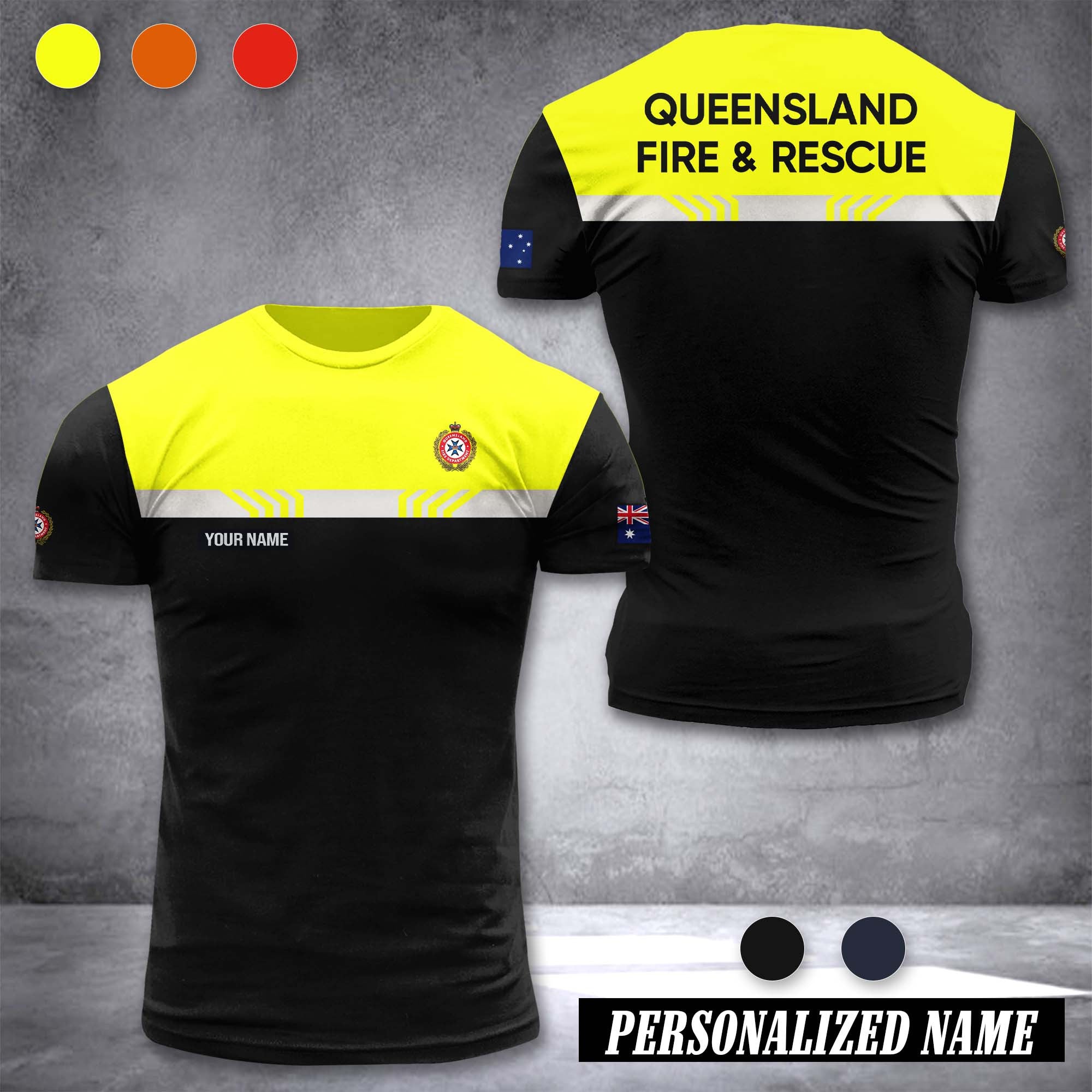 Queensland Fire Department customize T-shirt 26
