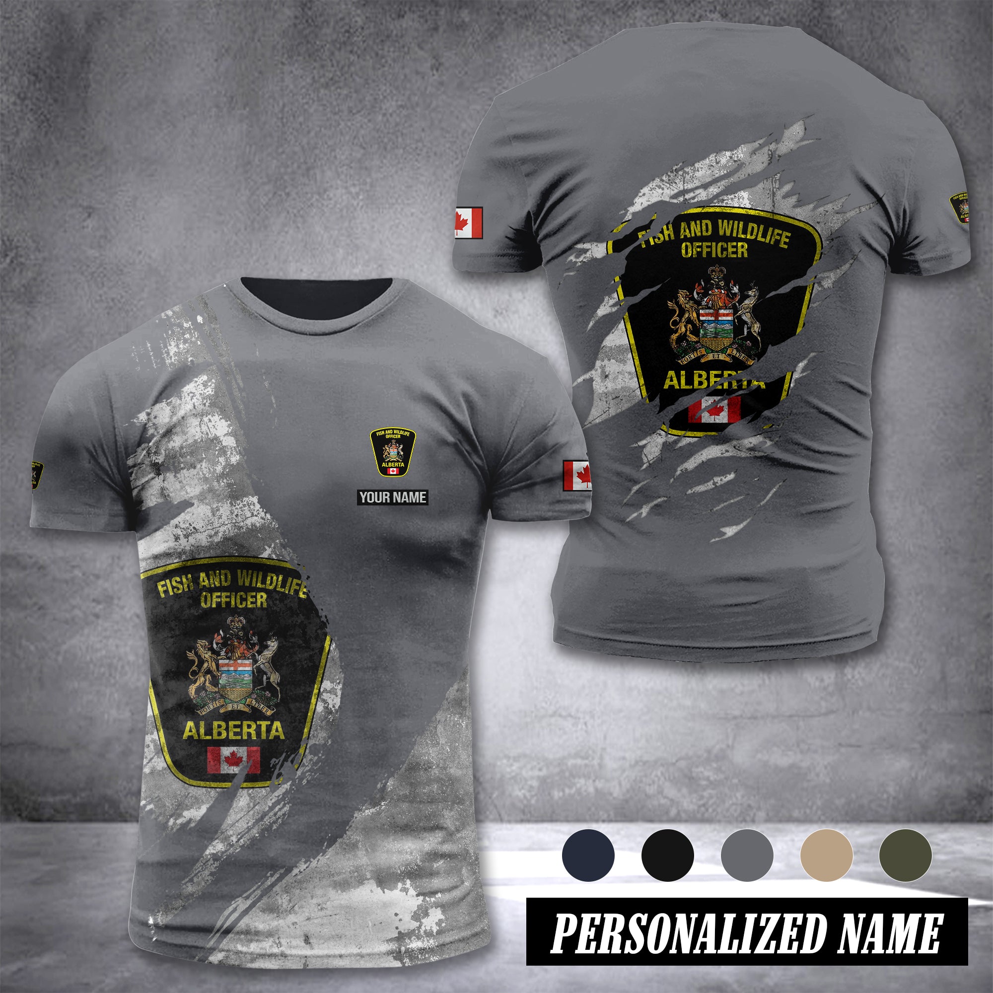 Alberta Fish And Wildlife customize T-shirt 306