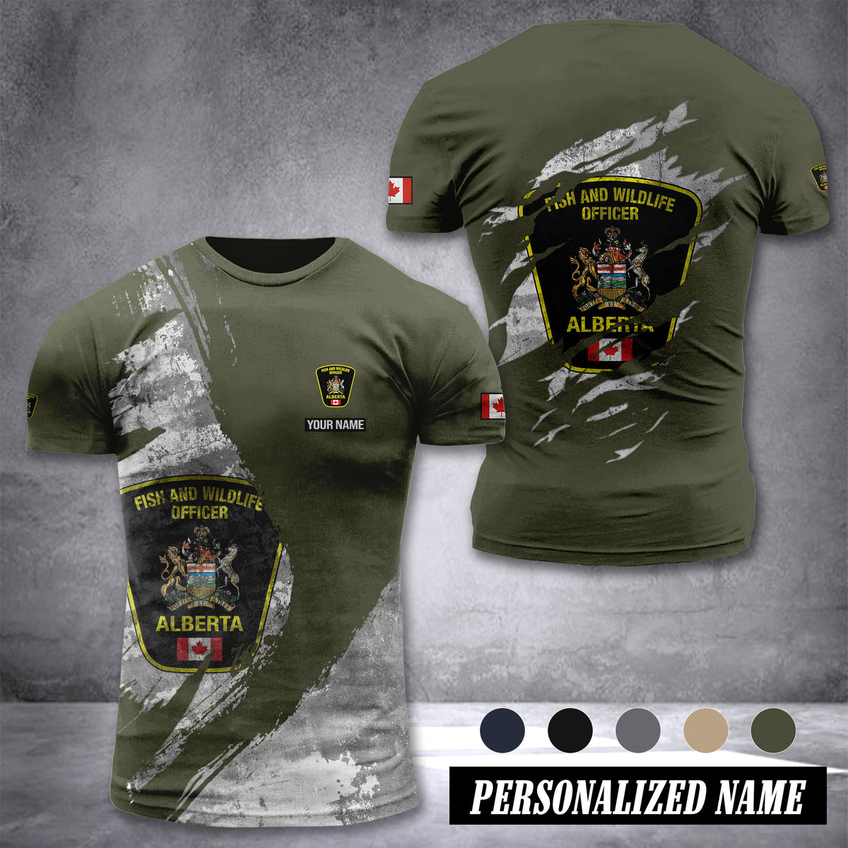 Alberta Fish And Wildlife customize T-shirt 306