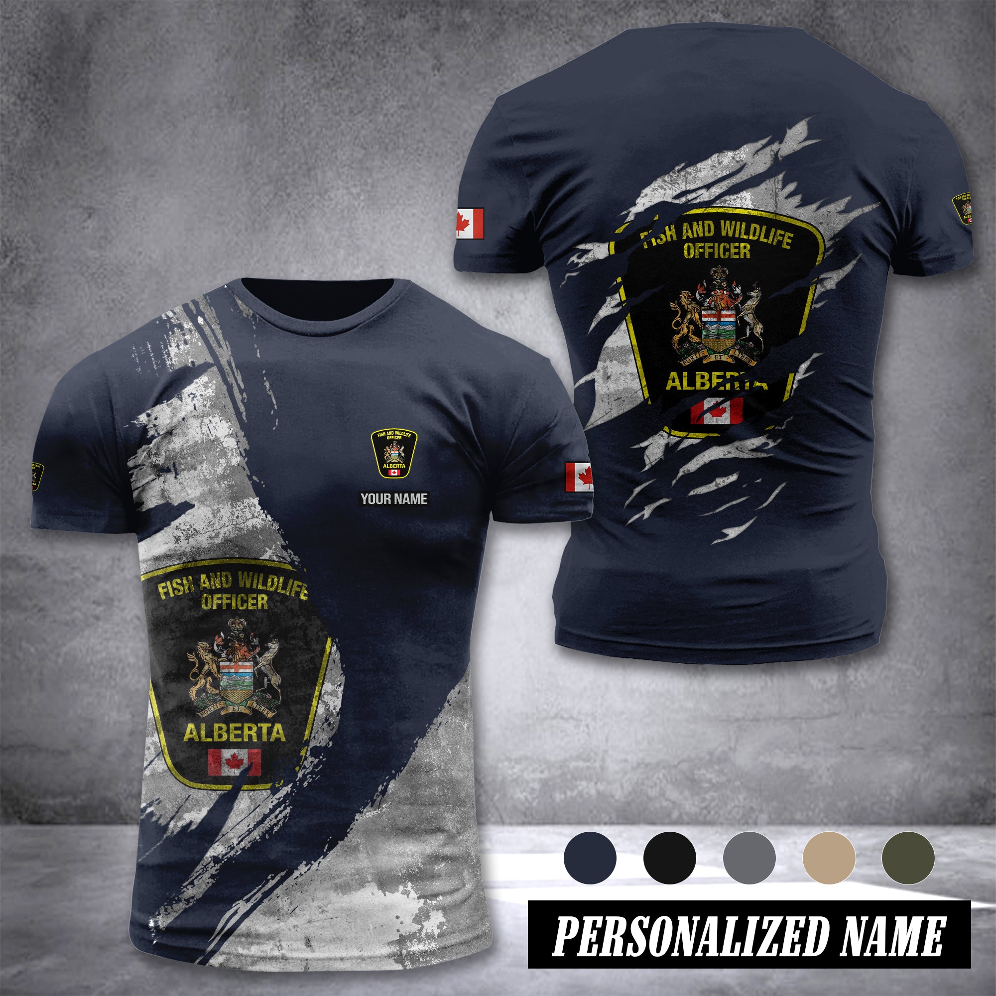 Alberta Fish And Wildlife customize T-shirt 306