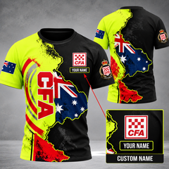 CFA (Country Fire Authority) customize 3d T-shirt 299