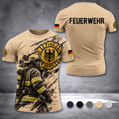Firefighter Germany T-shirt 3d print 115