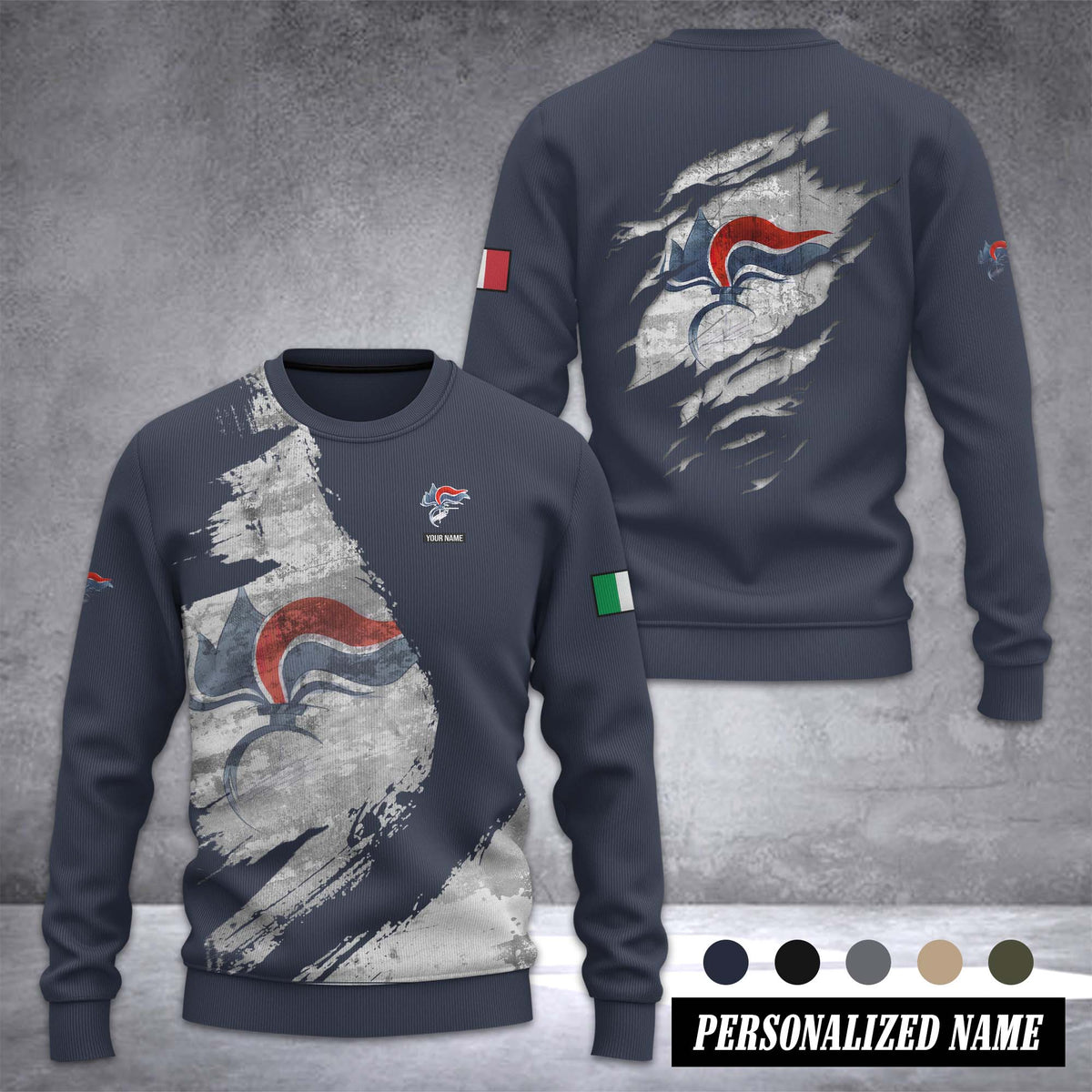 Carabinieri Ugly Sweater Christmas Customize 3d printed
