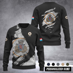 Luxembourg Army Ugly Sweater Christmas Customize 3d printed