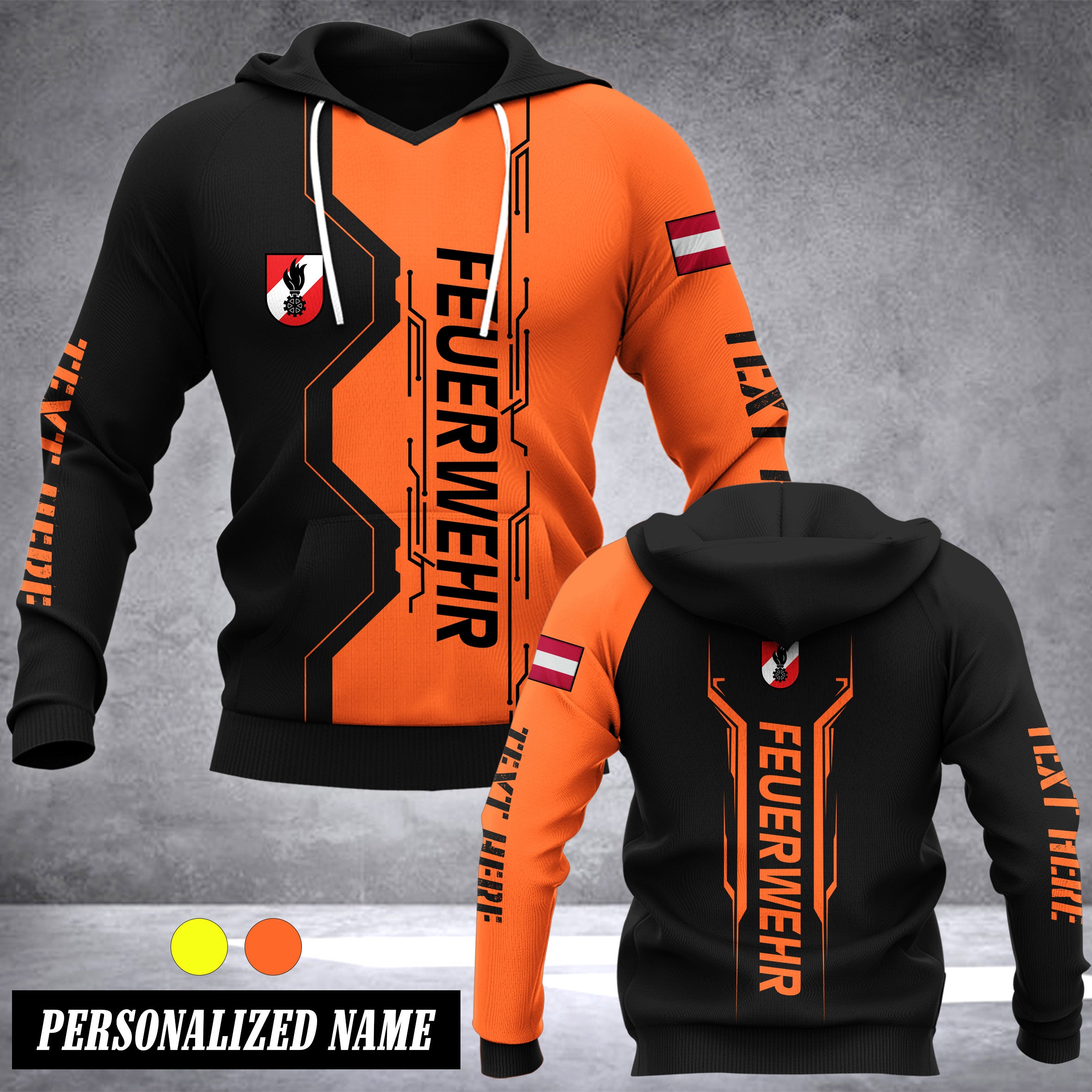 Firefigter Austria customize hoodie t shirt 258