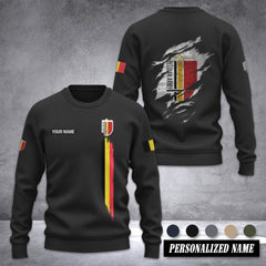 Belgian Army Ugly Sweater Christmas Customize 3d printed