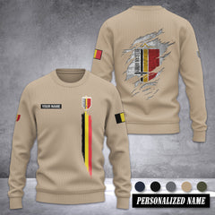 Belgian Army Ugly Sweater Christmas Customize 3d printed