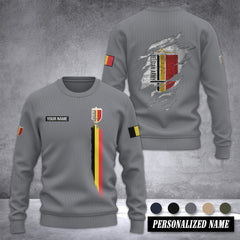 Belgian Army Ugly Sweater Christmas Customize 3d printed